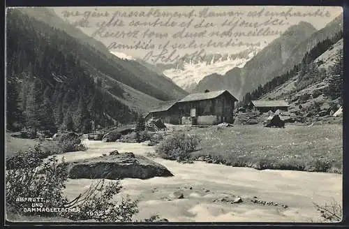 AK Abfrutt, Ortspartie und Dammagletscher