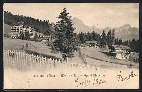 AK Villars, Hôtel du Parc et Grand Muveran