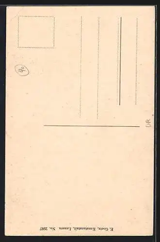AK Goeschenen, Totalansicht im Tal