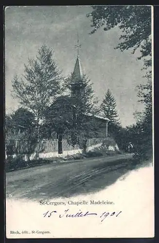 AK St-Cergues, Chapelle Madeleine, um 1900