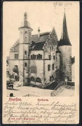 AK Sursee, Partie am Rathaus