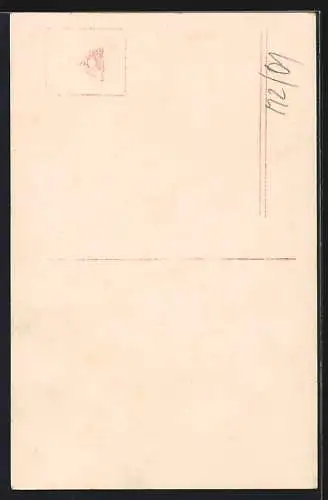 AK Storch und Kind im Nest