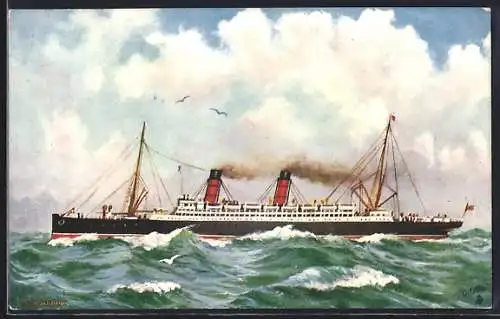 AK Passagierschiff SS Caronia in voller Fahrt