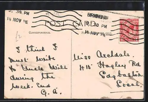 AK Fishguard, Passagierschiff R. M. S. Carmania vor der Küste, Cunard Liner