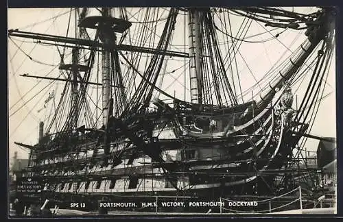 AK Portsmouth, HMS Victory in the Dockyard