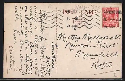 AK Portsmouth, HMS Victory in the harbor