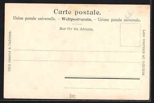 AK Frutigen, Kirche und Alpen