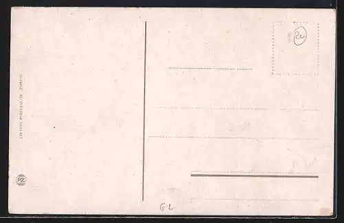 AK Glarus, Ortsansicht mit Vorderglärnisch