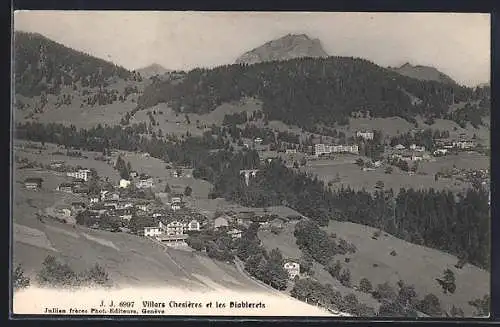 AK Villars, Blick auf Chesières und Diablerets