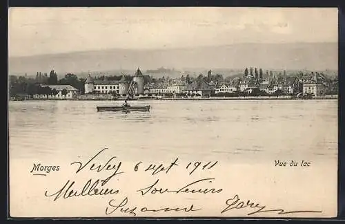 AK Morges, Vue du lac