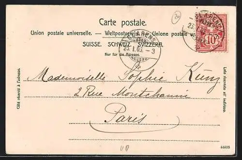 AK Clarens, Château Chatelard et les Alpes de la Savoie