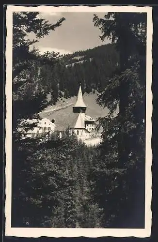 AK Langwies, Blick zur Kirche