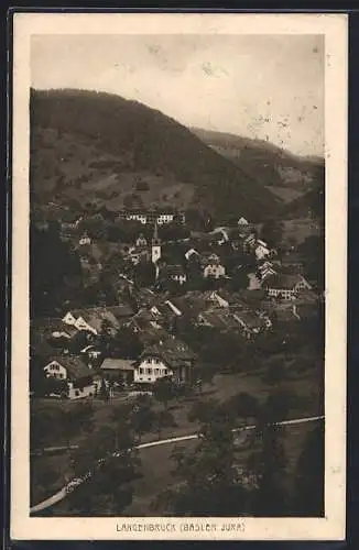 AK Langenbruck /Basler Jura, Ortsansicht mit Umgebung