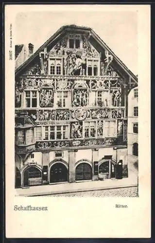 AK Schaffhausen, Haus zum Ritter, Vordergasse 65