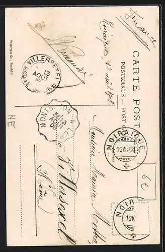 AK Travers /Val de Travers, das Tal aus der Vogelschau