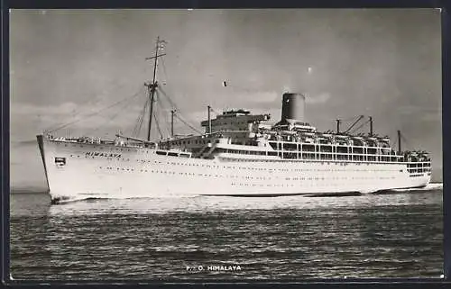 AK Passagierschiff Himalaya macht Fahrt, P. & O. Liner