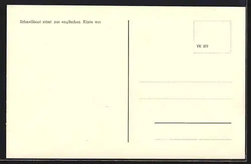AK Schnellboot stösst zur englischen Küste vor, Kriegsmarine