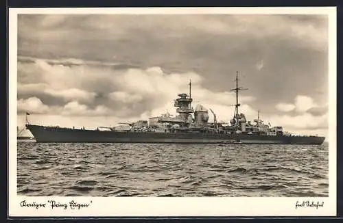 AK Kriegsschiff Kreuzer Prinz Eugen, Kriegsmarine