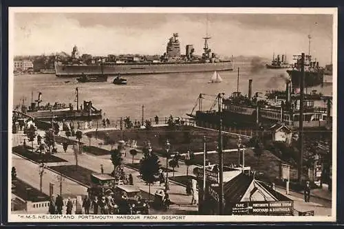 AK Portsmouth, HMS Nelson at the Harbour