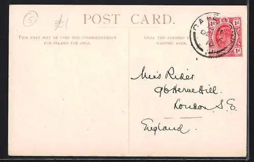 AK Union Castle Line Royal Mail Steamer Ediburg Castle