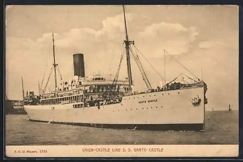 AK Union-Castle Line Steamer SS Garth Castle