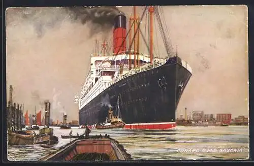 AK RMS Saxonia, Cunard White Star