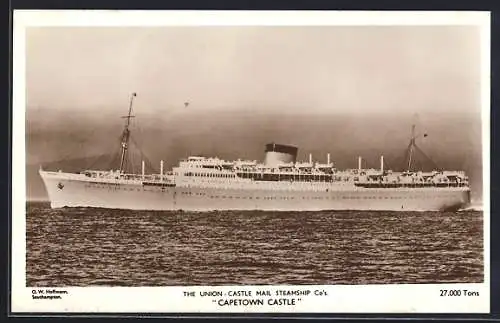 AK Passagierschiff MS Capetown Castle, Union-Castle Line