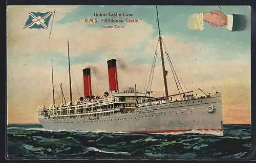 AK Union-Castle Line RMS Kildonan Castle