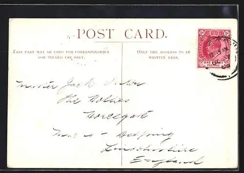 AK Union Castle Line Royal Mail Steamer Saxon