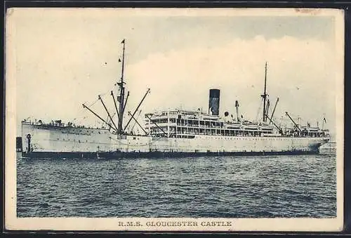 AK Passagierschiff RMS Gloucester Castle