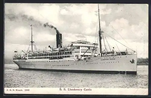 AK Passagierschiff SS Llandovery Castle