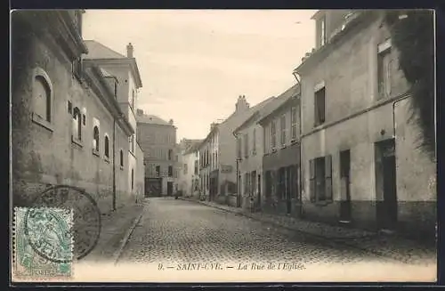 AK Saint-Cyr, La Rue de l`Église