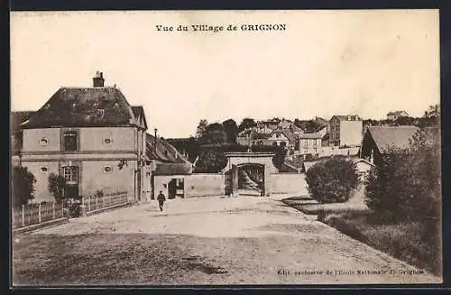AK Grignon, Vue du village de Grignon