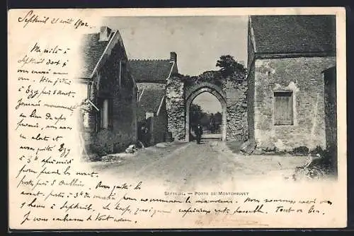 AK Septeuil, Porte de Montchauvet et bâtiments anciens