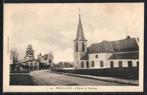 AK Marly-le-Roi, L`Église, le Verderon