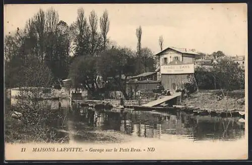 AK Maisons-Laffitte, Garage sur le Petit Bras