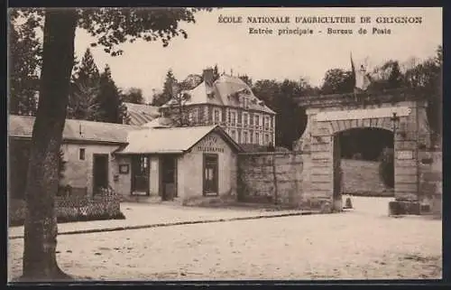 AK Grignon, École nationale d`agriculture, Entrée principale, Bureau de Poste