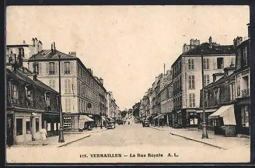 AK Versailles, La Rue Royale