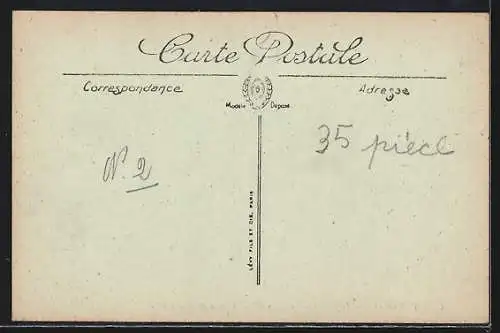 AK Poissy, Hôpital Auxiliaire No 88, Groupe dans le Jardin