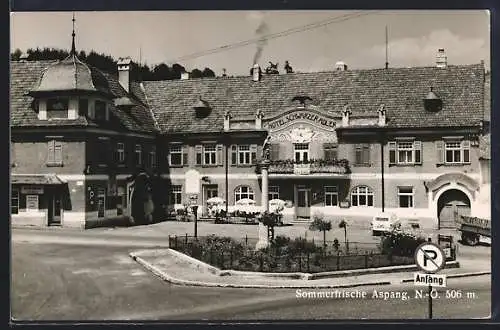 AK Aspang /N.-Ö., Hotel Schwarzer Adler