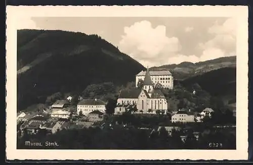 AK Murau /Stmk., Ortsansicht aus der Vogelschau