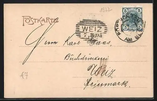 AK Maria Wörth /Kärnten, Ortsansicht über den See