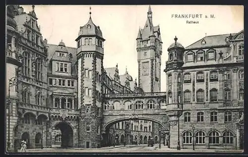AK Alt-Frankfurt, Blick auf das Rathaus