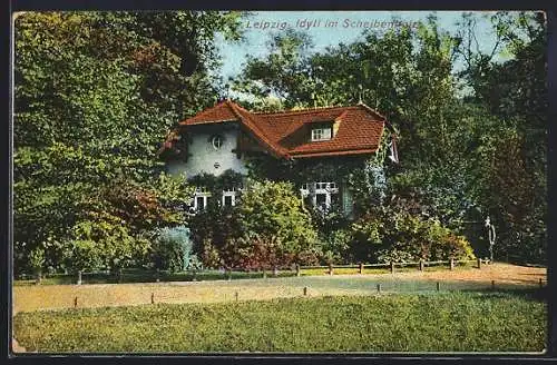 AK Leipzig, Villa im Scheibenholz