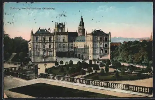 AK Coburg, Residenzschloss Ehrenburg mit Anlagen