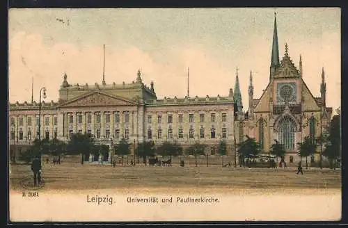 AK Leipzig, Universität und Paulinerkirche