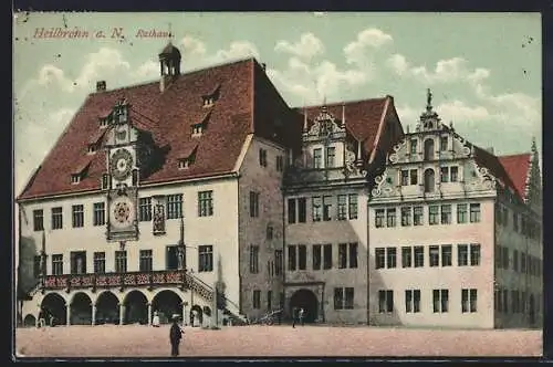 AK Heilbronn a. N., Ansicht vom Rathaus