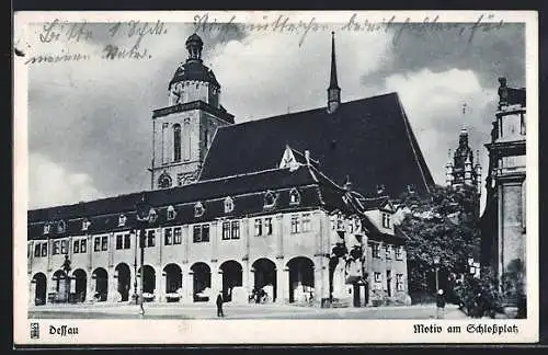 AK Dessau, Am Schlossplatz