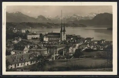 AK Luzern, Panorama der Stadt