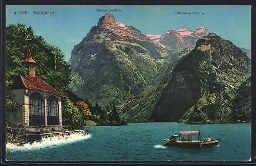 AK Sisikon, Tellskapelle am Ufer des Vierwaldstättersees